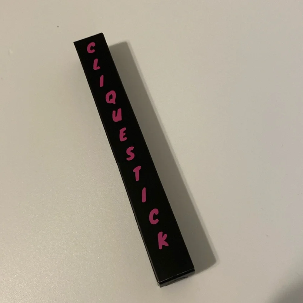 Black matte lip liner lipstick BY THE CLIQUE CLIQUESTICK face pencil New in box